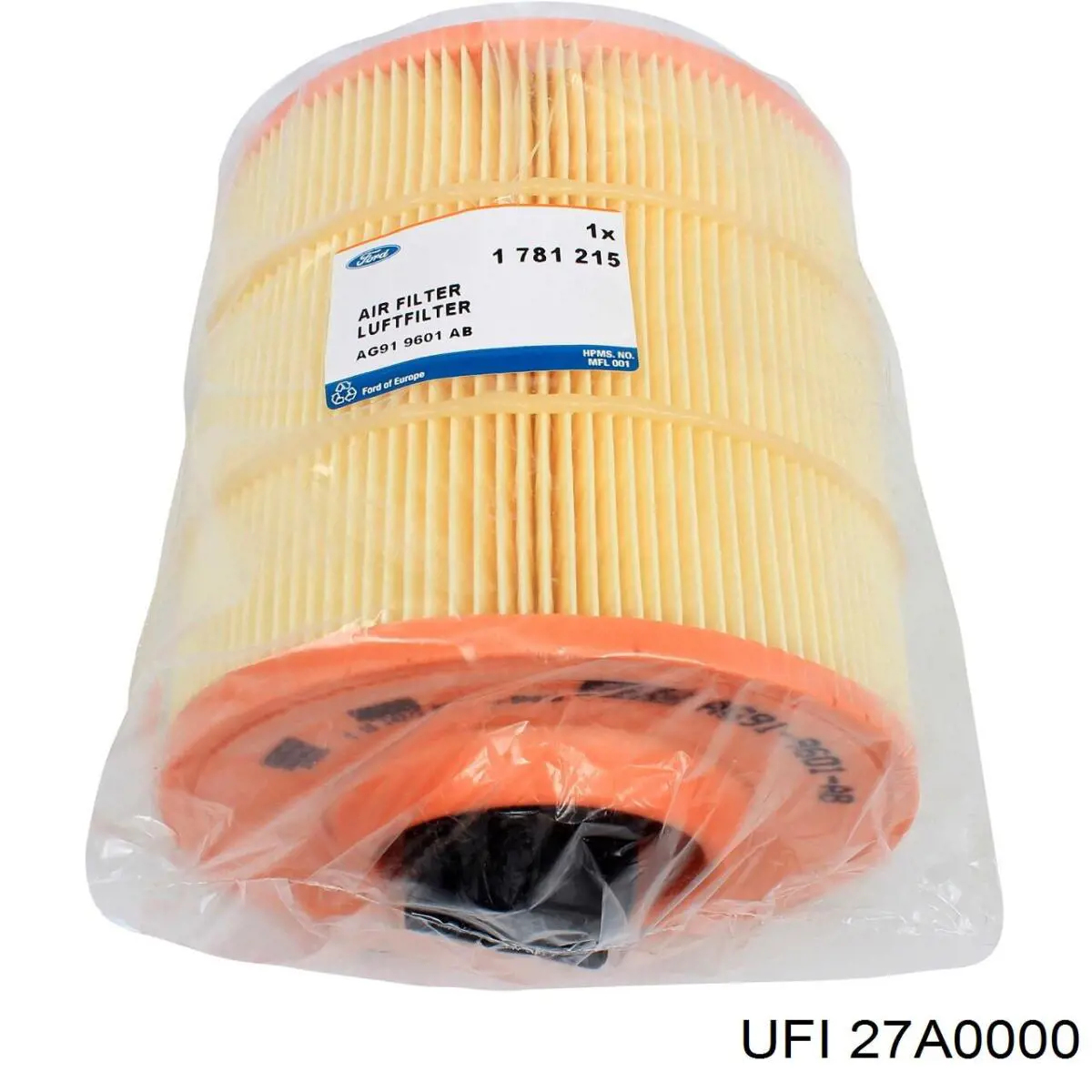 27A0000 UFI Повітряний фільтр двигуна