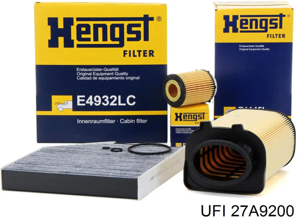 27A9200 UFI Повітряний фільтр двигуна