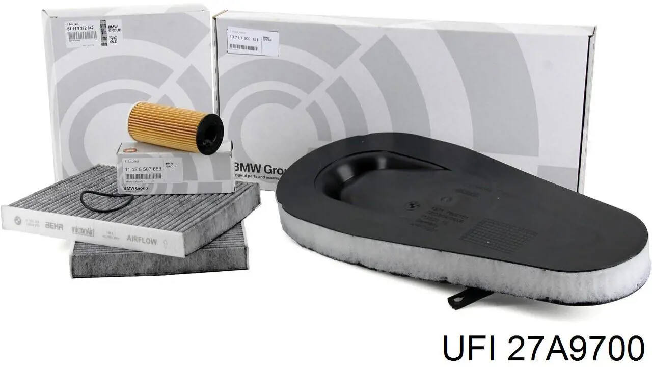 27A9700 UFI Повітряний фільтр двигуна