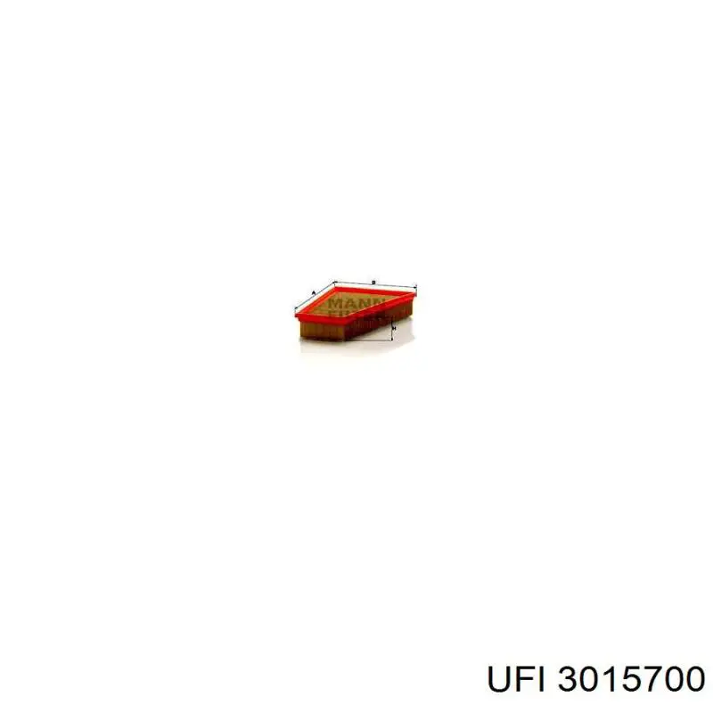 Фільтр повітряний UFI 3015700