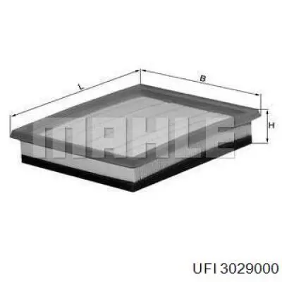Фільтр повітряний 3029000 UFI