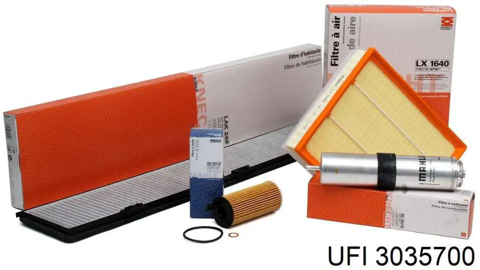 Купити 3035700 UFI Автомобільний фільтр повітря