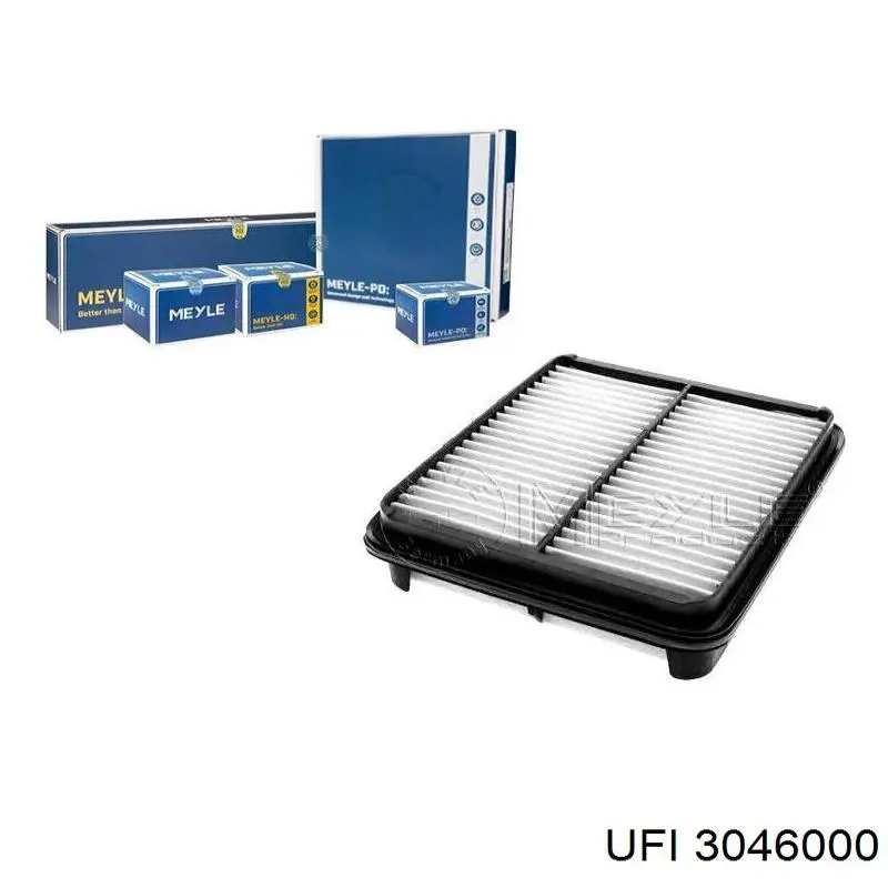 Елемент повітряного фільтра UFI 3046000 ціна, від 6.16 USD