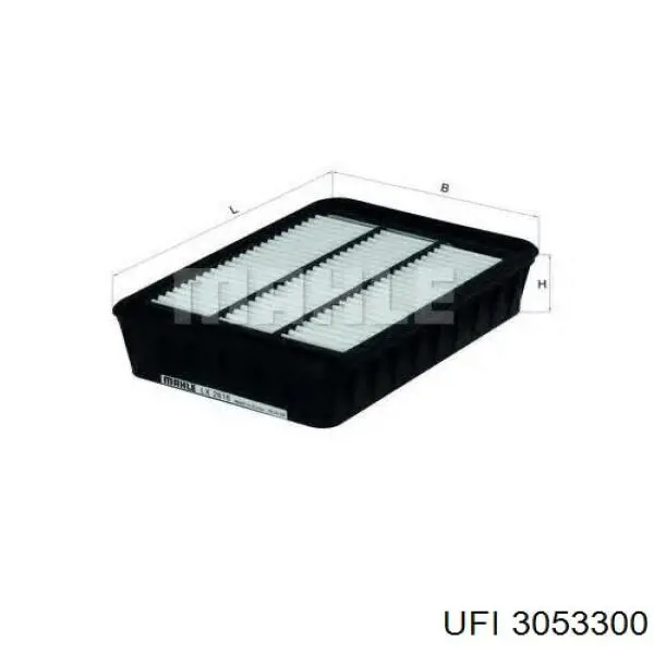 Купити 3053300 UFI Автомобільний фільтр повітря