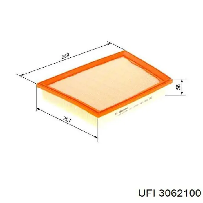 Фільтр повітряний 3062100 UFI