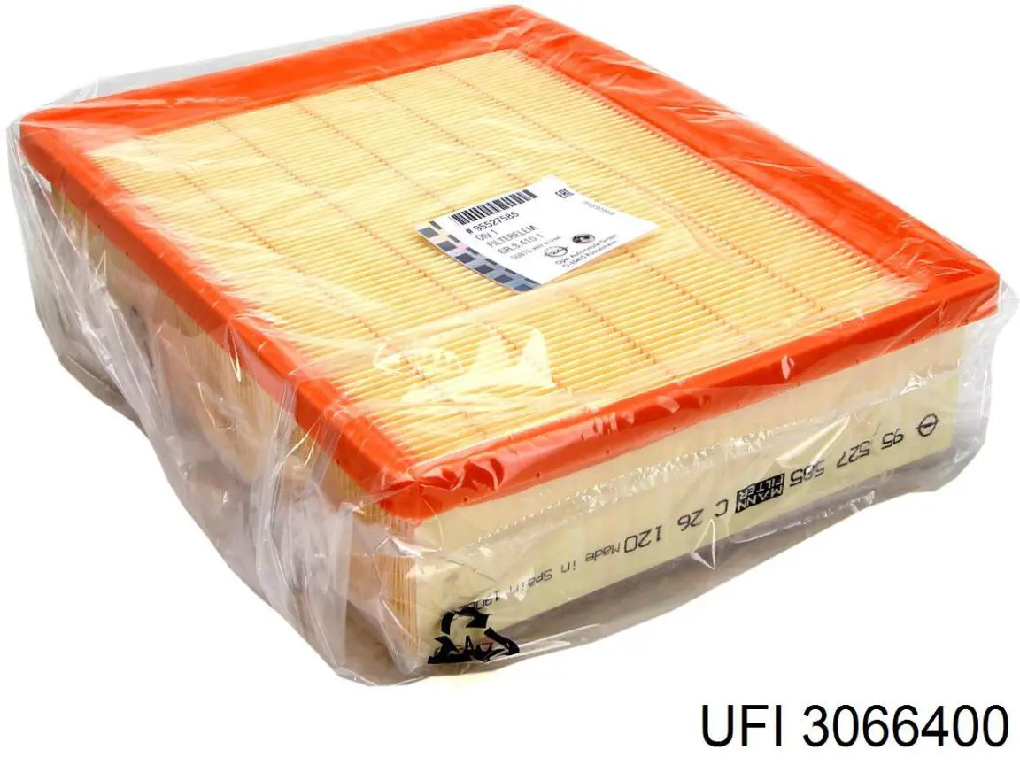 3066400 UFI Повітряний фільтр двигуна