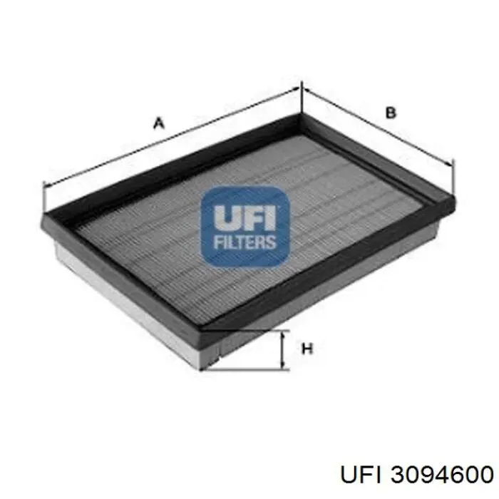 Повітряний фільтр 3094600 UFI
