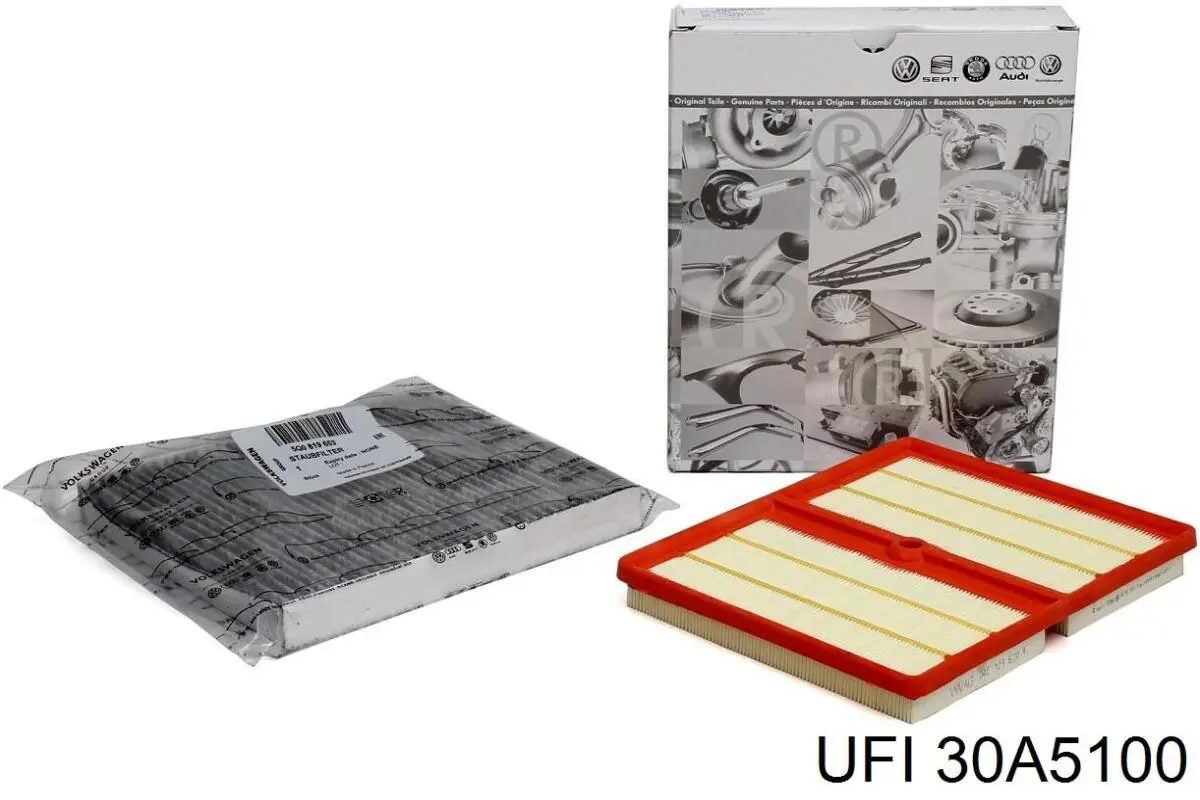 Повітряний фільтр 30A5100 UFI