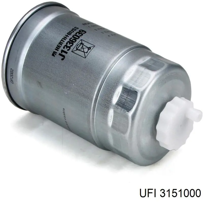 3151000 UFI Фільтр палива