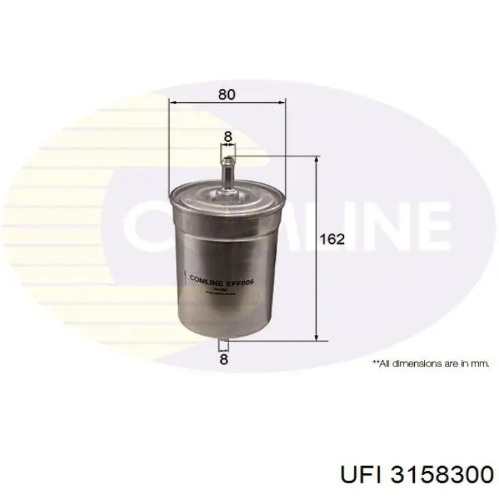 Купити 3158300 UFI Фільтр-відстійник палива грубої очистки