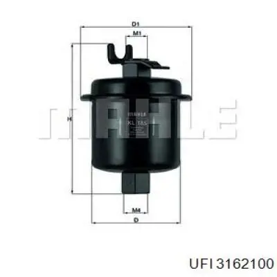 Фільтр паливний 3162100 UFI