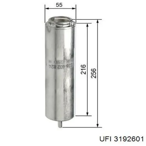 Фільтр тонкого очищення палива UFI 3192601 ціна, від 35.08 USD