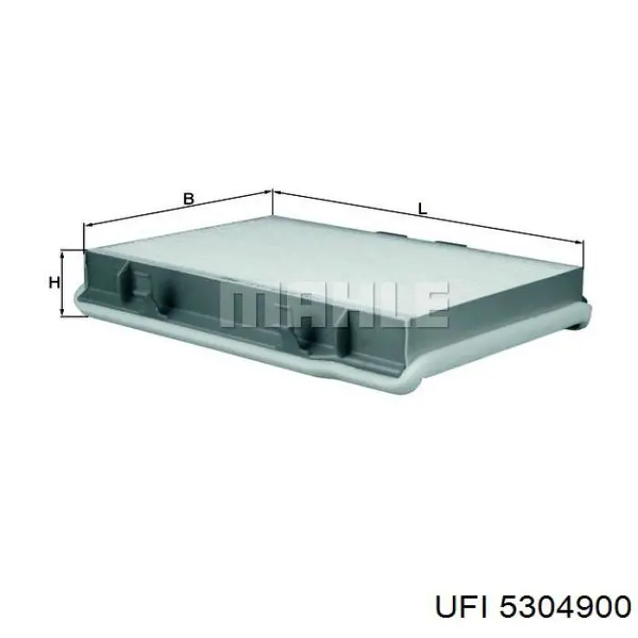 Фільтр повітряний обігрівача UFI 5304900 ціна, від 5.34 USD