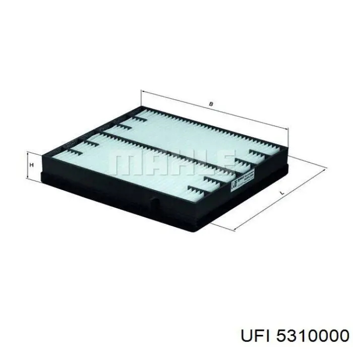 Фільтр салону 5310000 UFI