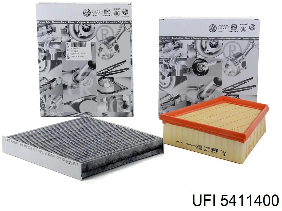 Фільтр повітряний обігрівача UFI 5411400 ціна, від 6.99 USD