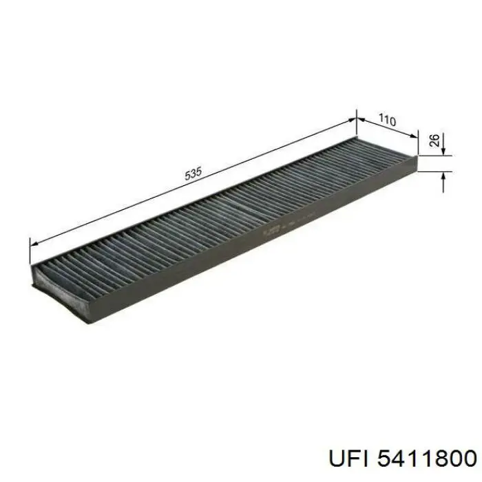 Фільтр салону 5411800 UFI