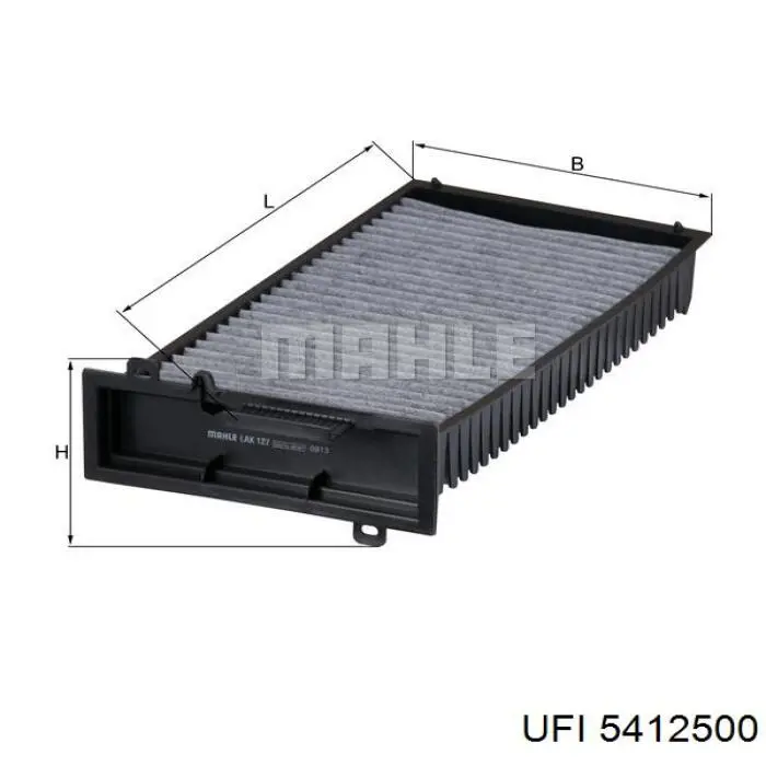 Фільтр повітряний обігрівача UFI 5412500 ціна, від 12.73 USD
