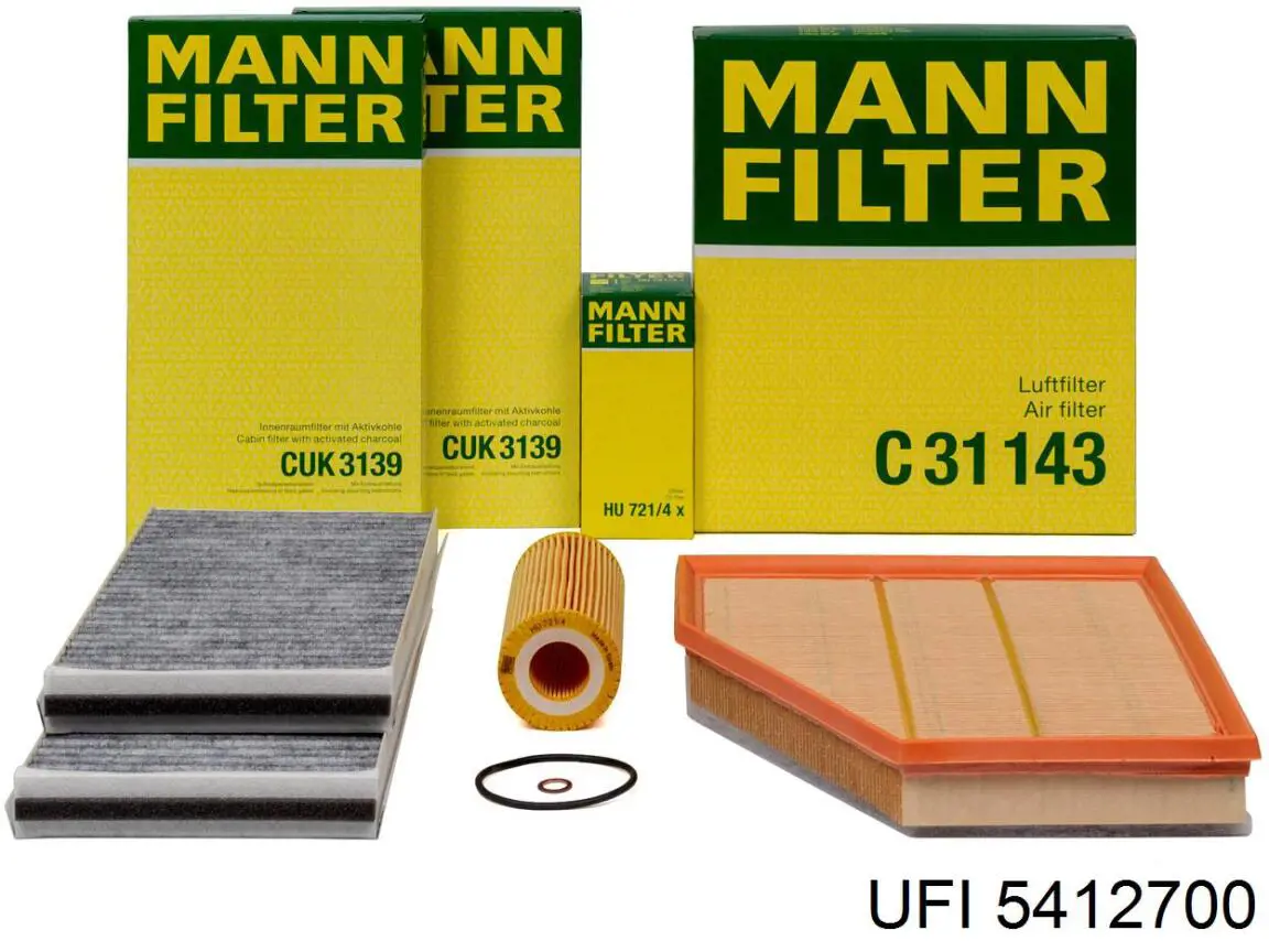 Фільтр повітряний обігрівача UFI 5412700 ціна, від 16.92 USD