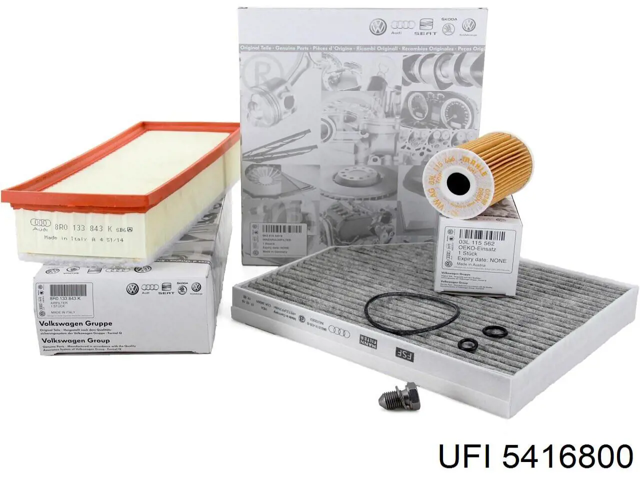 Купити 5416800 UFI Фільтр салону вугільний