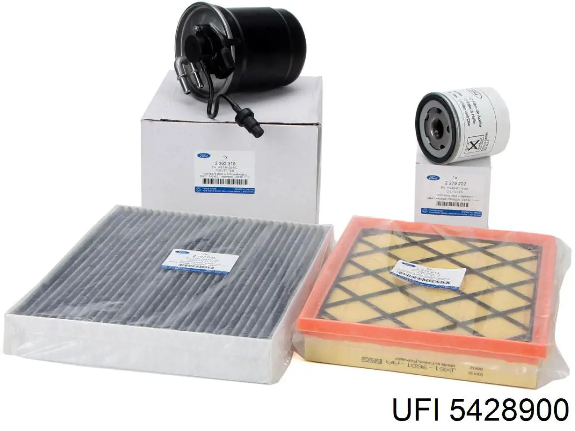 Купити 5428900 UFI Фільтр салону вугільний