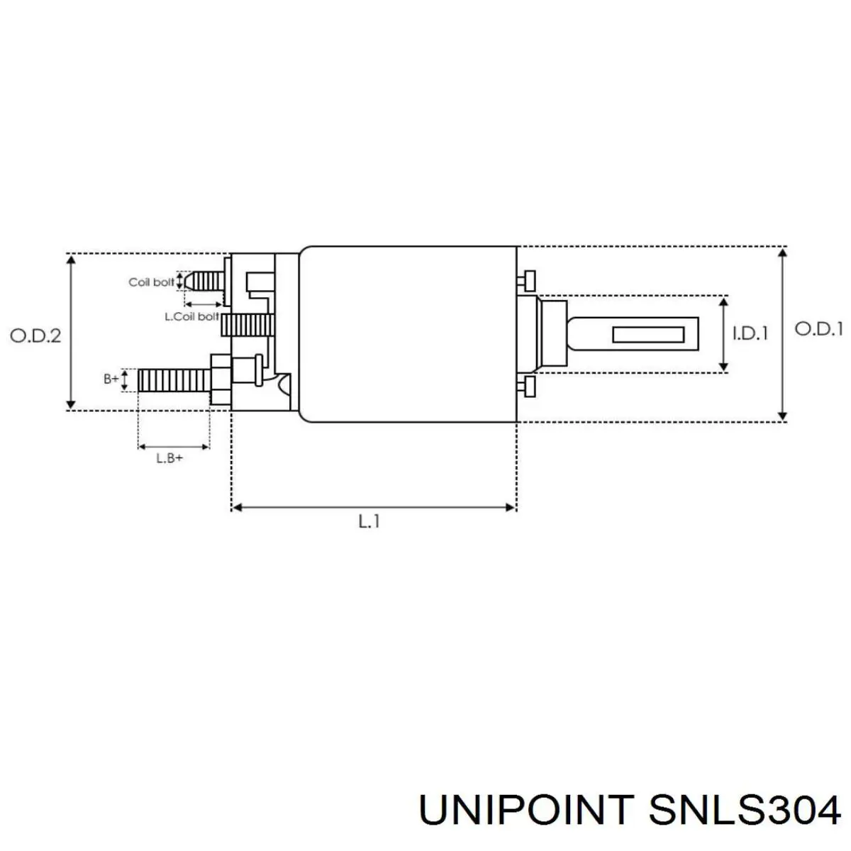 SNLS304 Unipoint реле втягує стартера