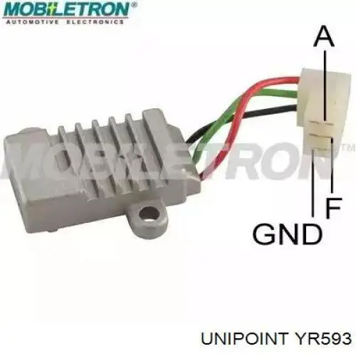 YR593 Unipoint реле-регулятор генератора, (реле зарядки)
