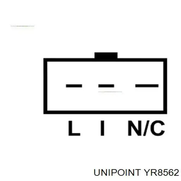 YR8562 Unipoint реле-регулятор генератора, (реле зарядки)