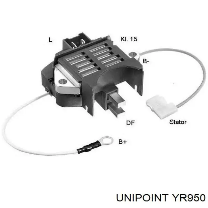 YR950 Unipoint реле-регулятор генератора, (реле зарядки)