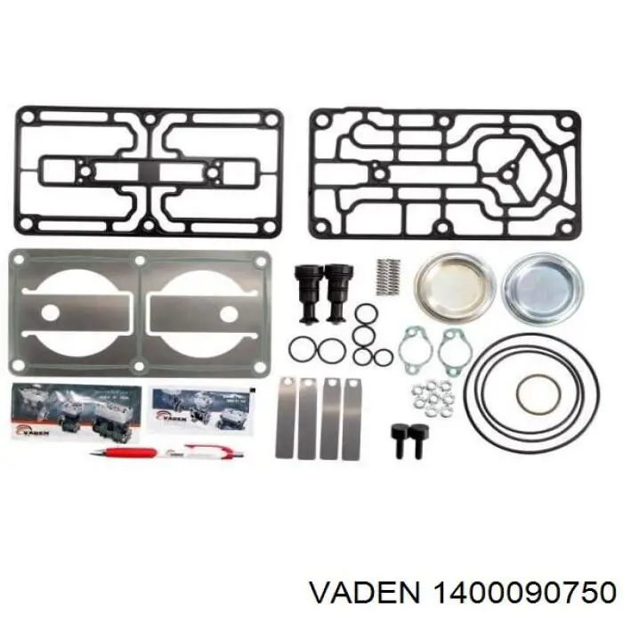 1400090750 Vaden Компресор, ремкомплект, прокладки (TRUCK)