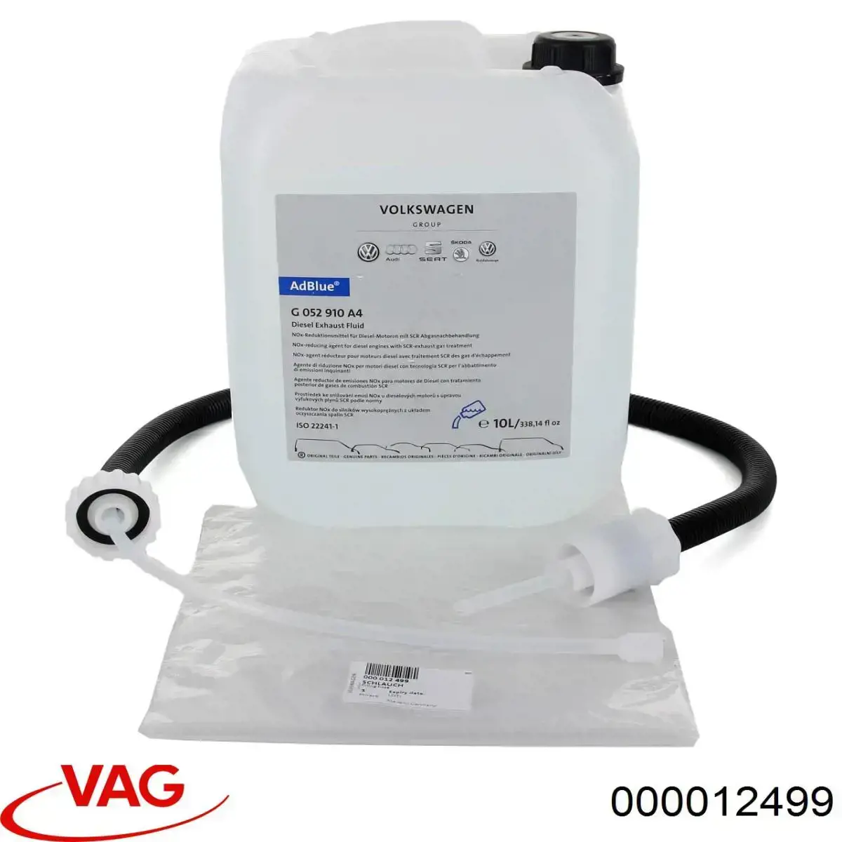 Трубопровід подачі Ad blue VAG 12499 ціна, від 13.13 USD