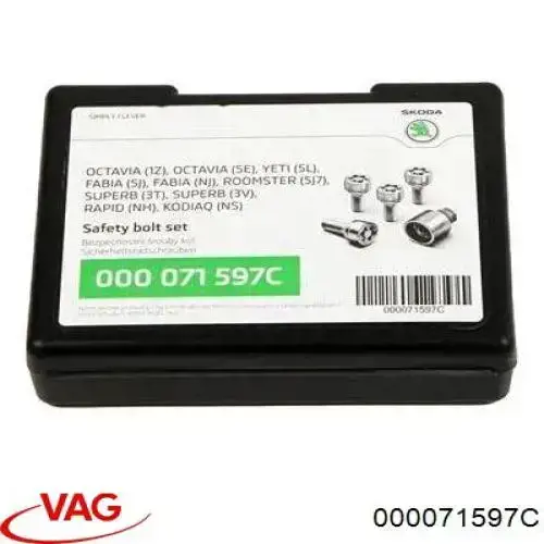 000071597C VAG Гайка колеса