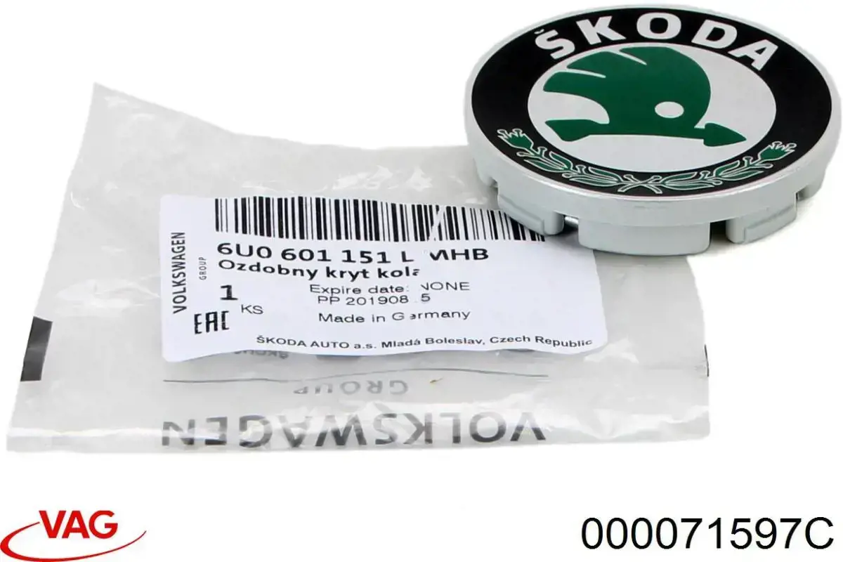 Купити 000071597C VAG Колісні гайки