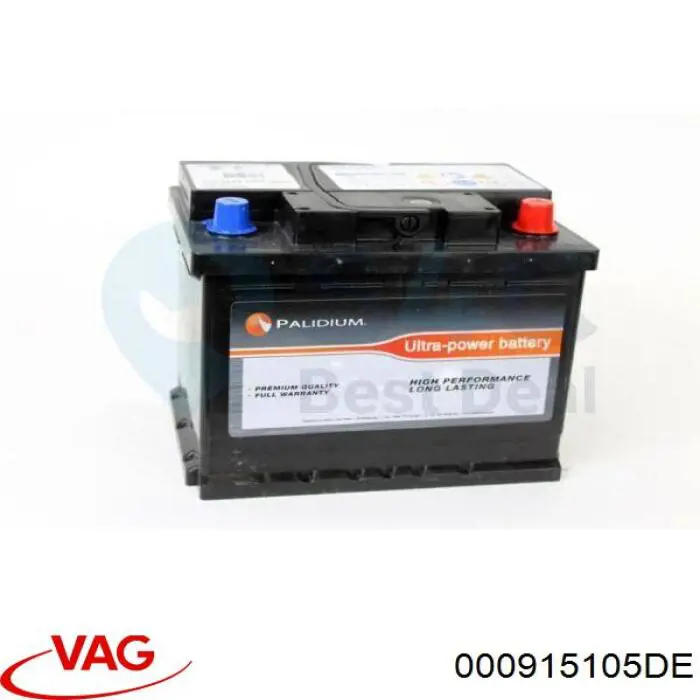 Батарея акумуляторна VAG 000915105DE ціна, від 109.69 USD