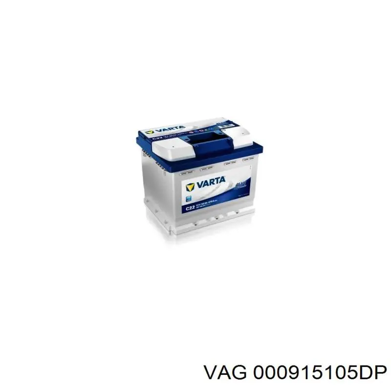 Батарея акумуляторна VAG 000915105DP ціна, від 85.66 USD