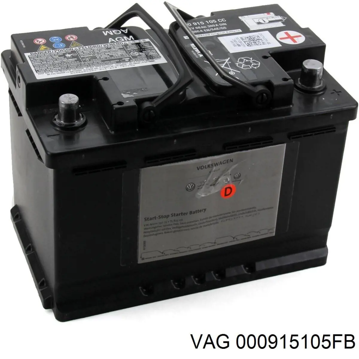 000915105FB VAG акумуляторна батарея, акб