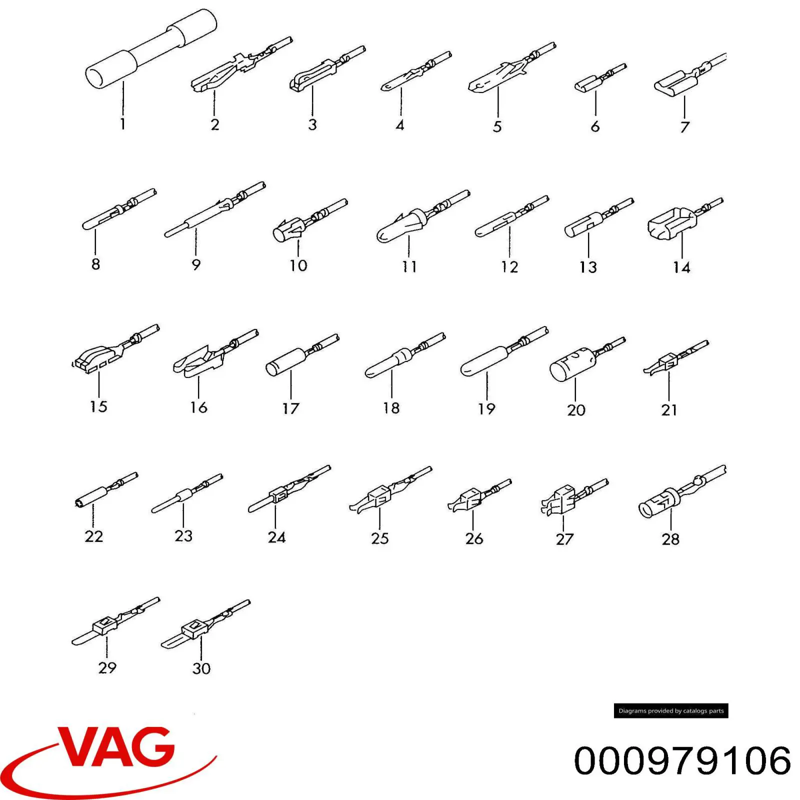 Електродроти VAG 000979229 ціна, від 15.98 USD