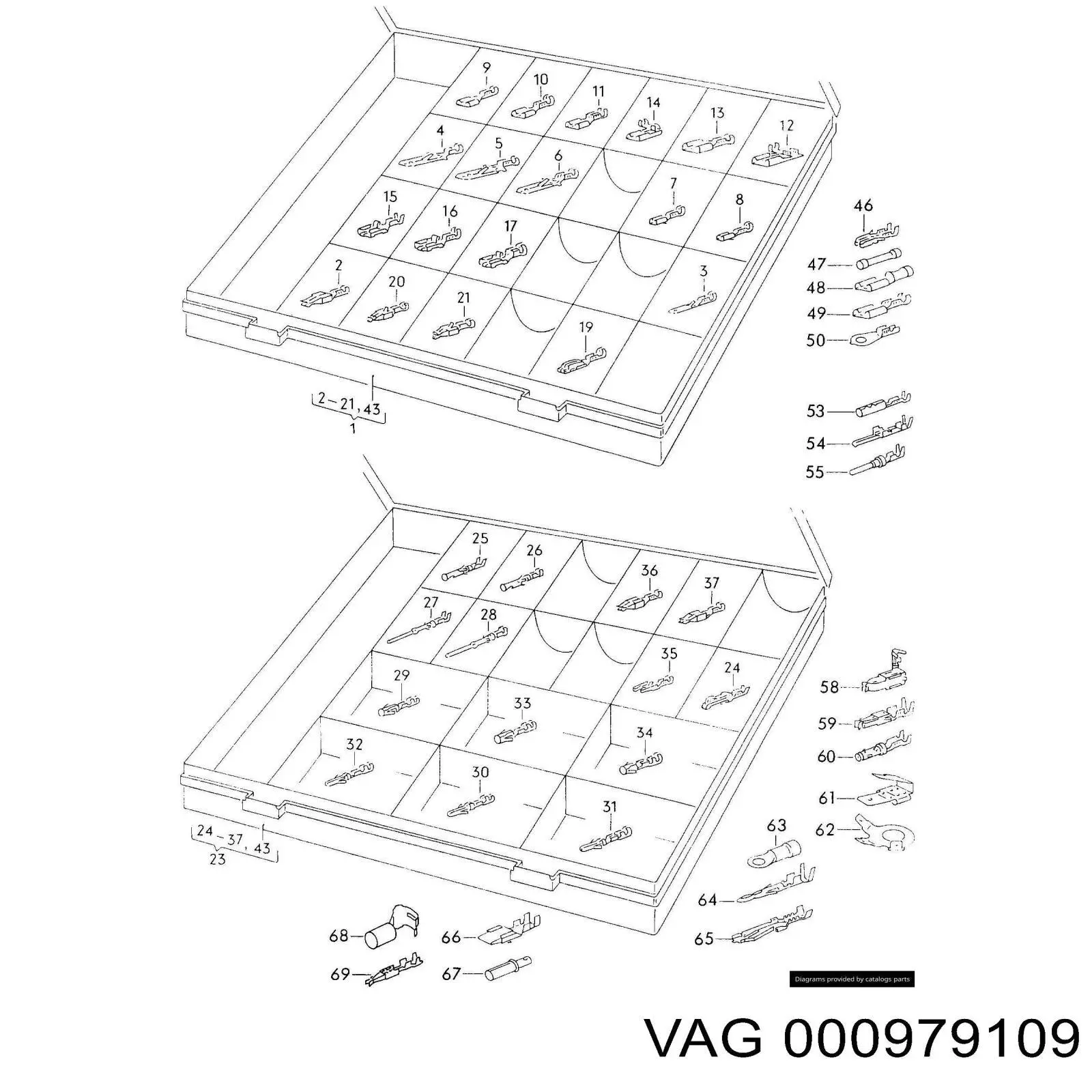  VAG 000979109 ціна, від 23.76 USD