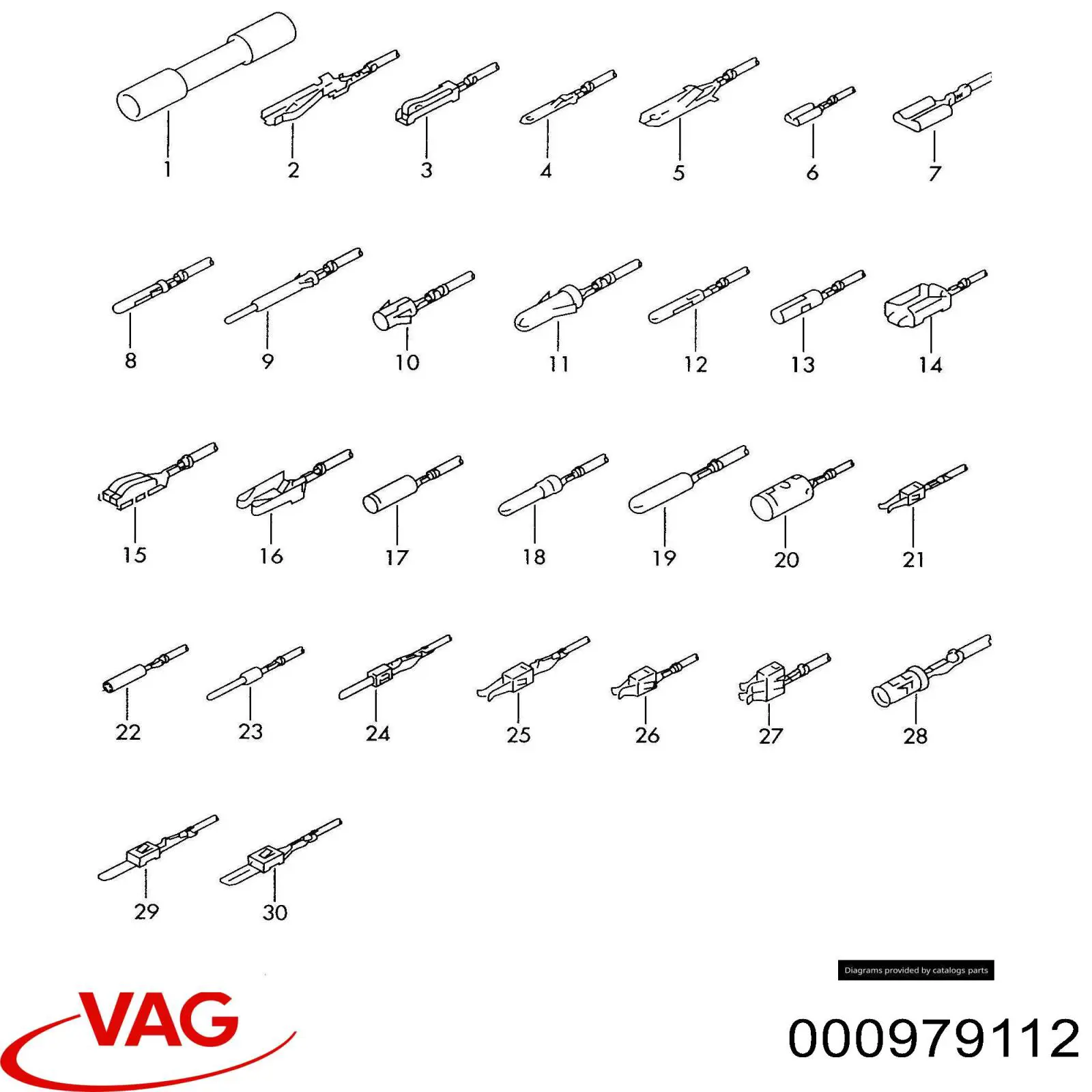 VAG 000979112 ціна, від 2.17 USD