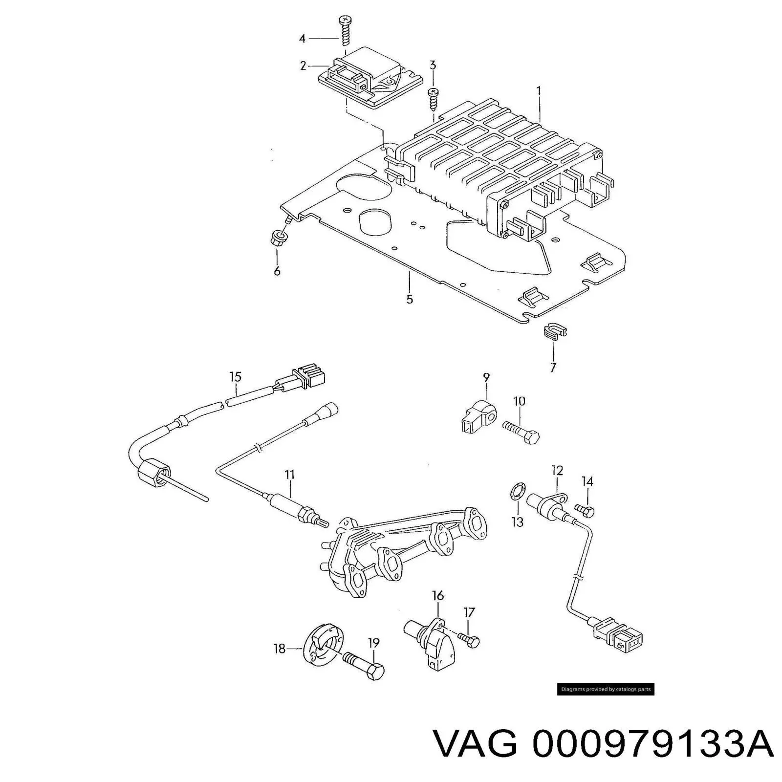 Датчик детонації VAG 000979133A ціна, від 20.59 USD