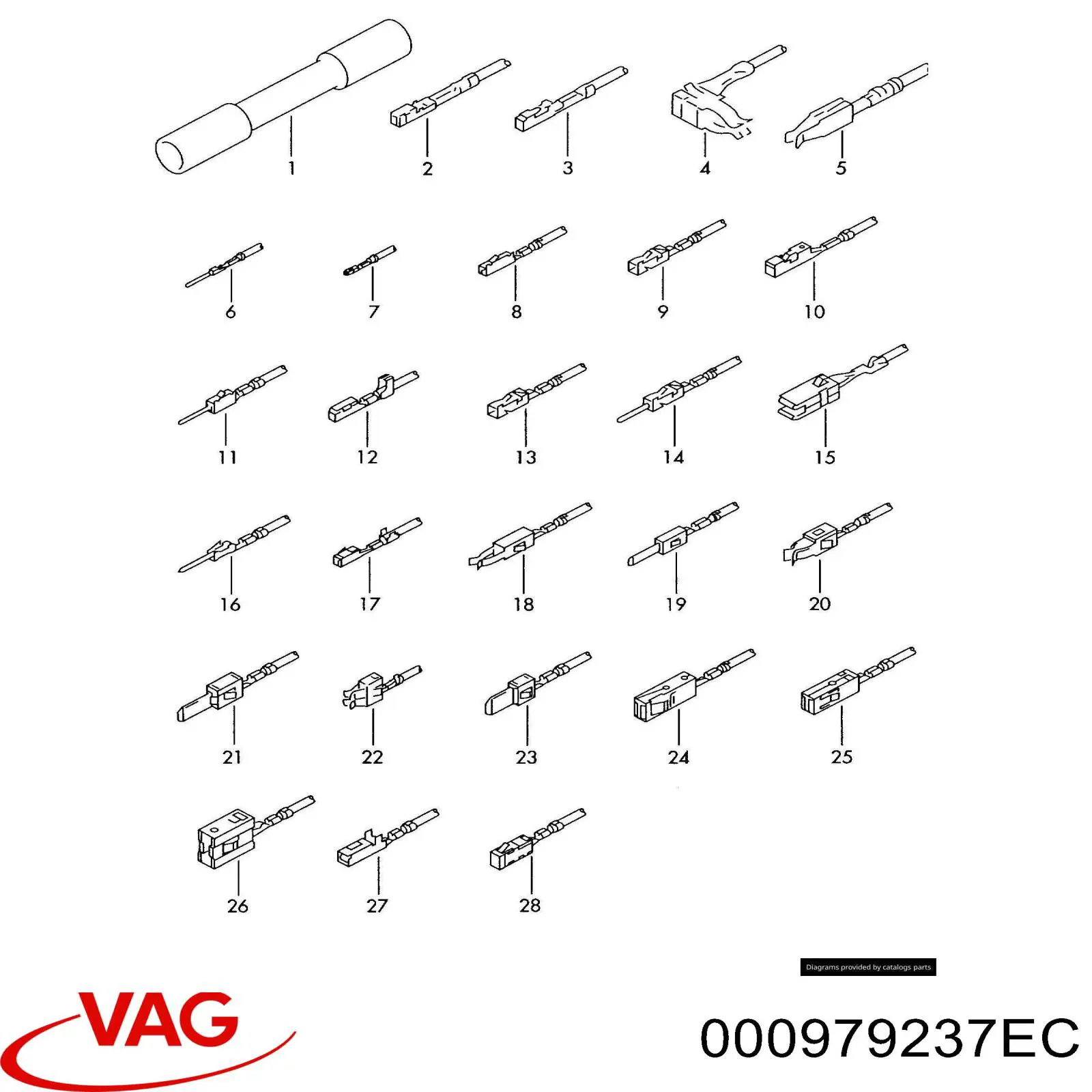  VAG 000979245 ціна, від 0.79 USD