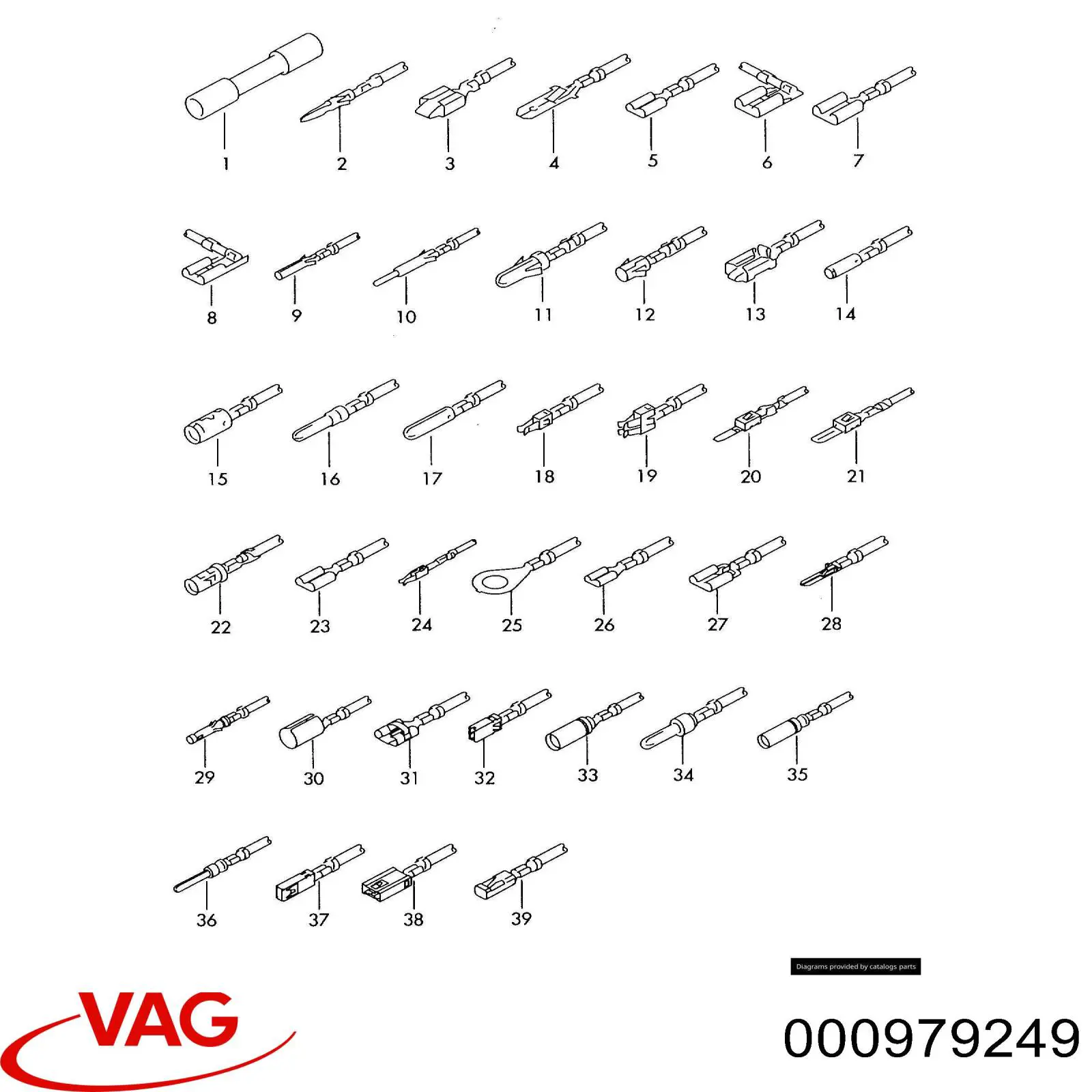  VAG 000979249E ціна, від 19.67 USD