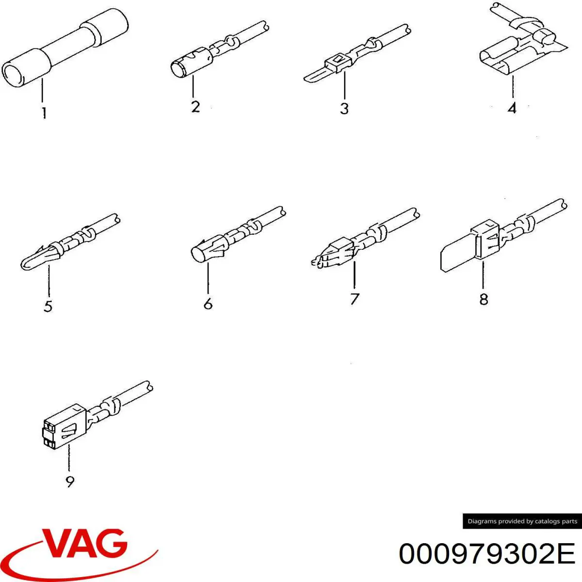 Джгут проводів моторного відсіку VAG 000979302 ціна, від 1.27 USD