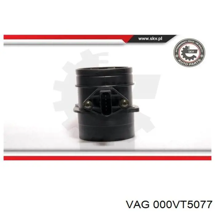 Датчик масової витрати повітря VAG 000VT5077 ціна, від 16.87 USD