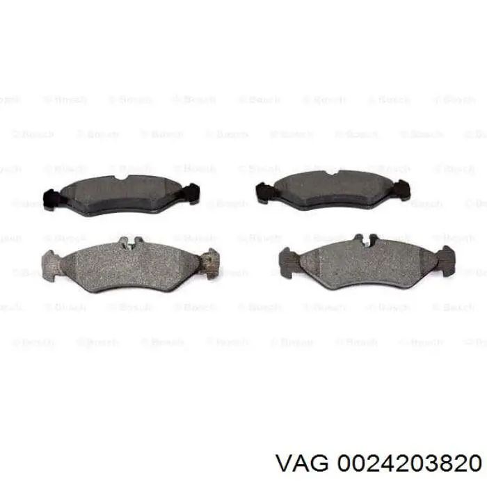 Задні гальмівні колодки 0024203820 VAG