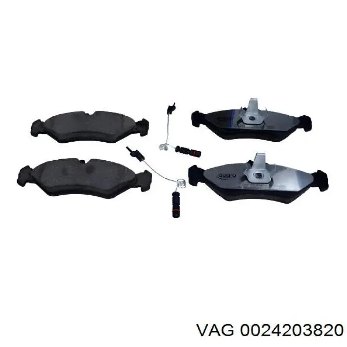 0024203820 VAG Колодки гальмівні задні, дискові
