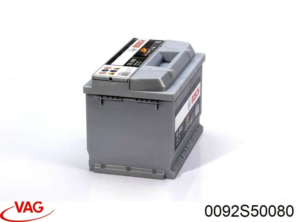 Авто акумулятор ВАГ 77 А/г 12 В (0092S50080)