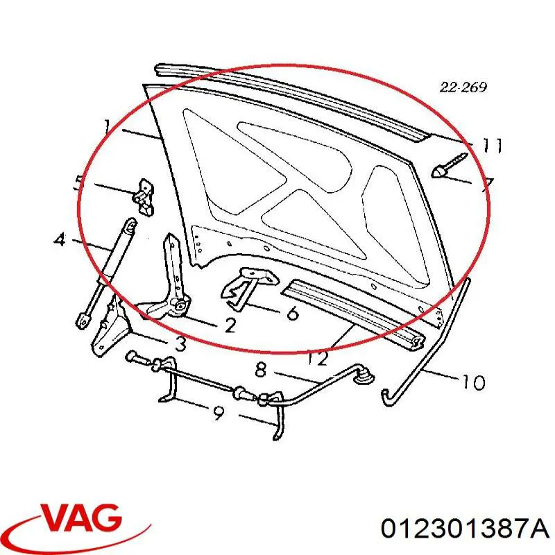 Купити 012301387A VAG 