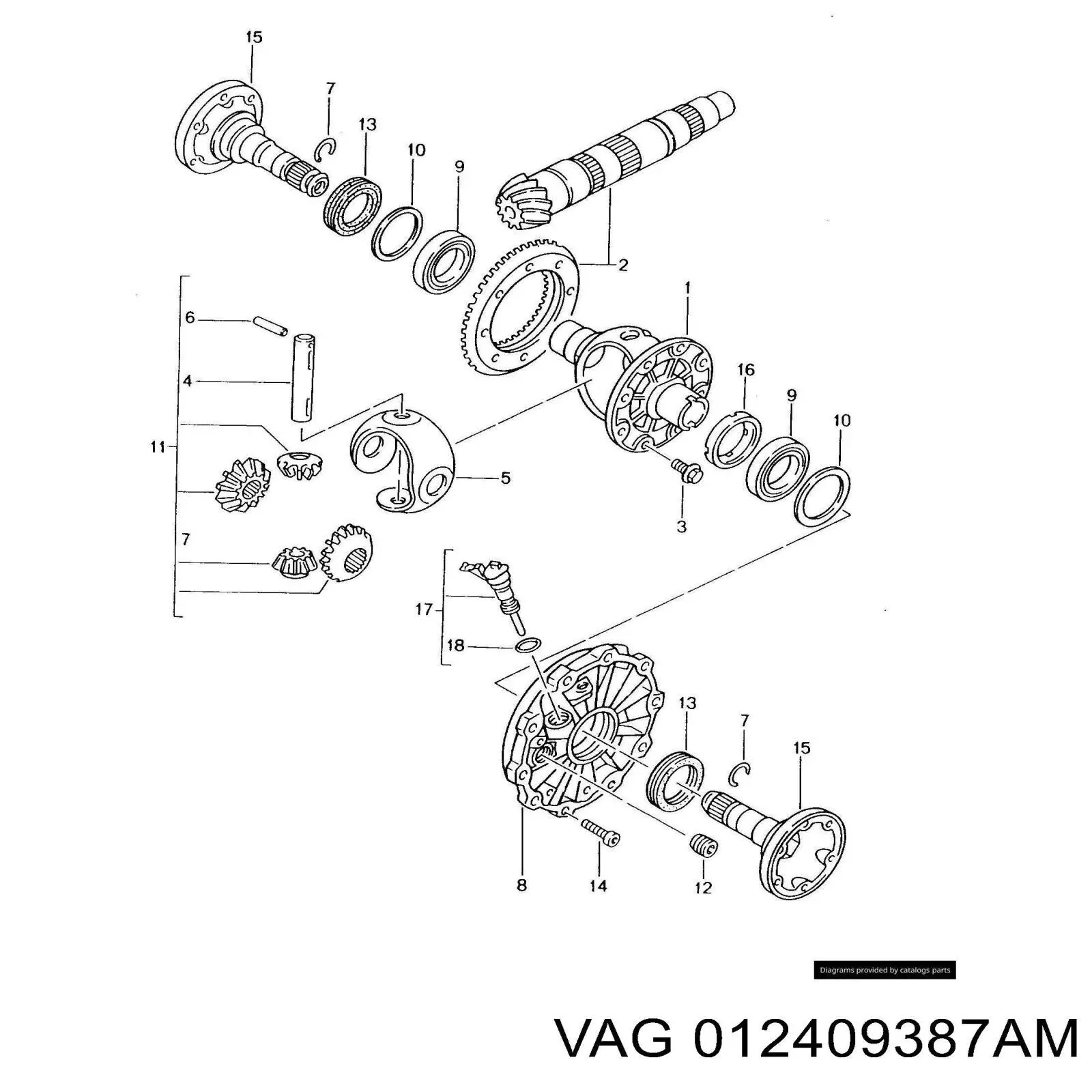  VAG 012409387AM ціна, від 0.17 USD
