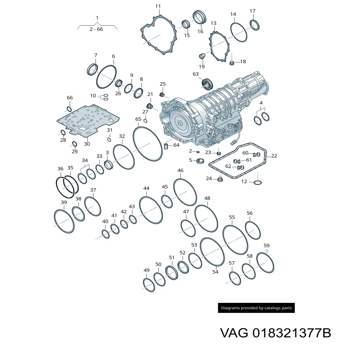Купити 018321377B VAG Пробка піддона АКПП