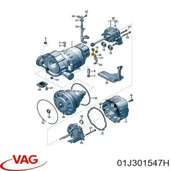 VAG 01J301547F ціна, від 4.29 USD